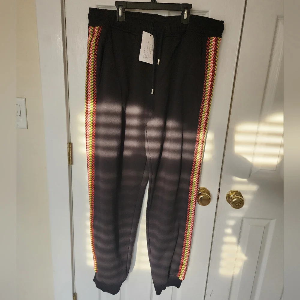 Lanvin Side Curb Cotton Trackpants